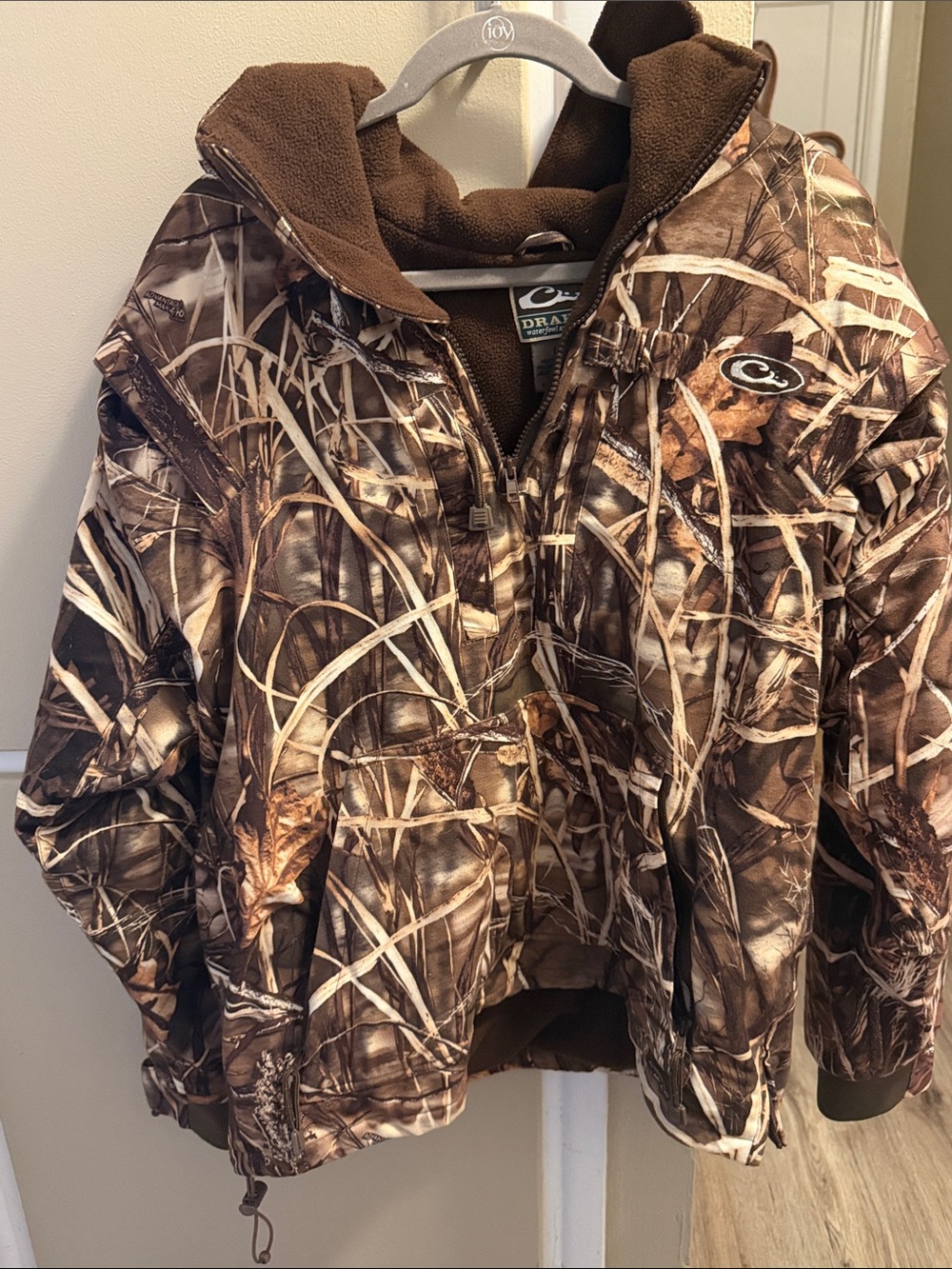 Drake Waterfowl Systems Brown Camouflage Performance Jacket